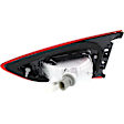Driver Side, Inner And Outer Halogen Tail Light, With bulb(s), OE Replacement