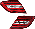 2015 Mercedes Benz C250 - Driver and Passenger Side LED Tail Light, With bulb(s), OE Replacement