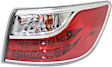 Driver and Passenger Side, Outer Tail Lights, with Bulbs, Halogen, Mounted on Body, CAPA Certified