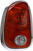 Driver and Passenger Side Halogen Tail Light, Without bulb(s), OE Replacement