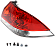 Driver and Passenger Side Halogen Tail Light, Without bulb(s), OE Replacement, Sedan