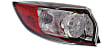Driver and Passenger Side, Outer LED Tail Lights, with Bulbs
