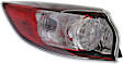 Driver Side, Inner and Outer, Halogen/LED Combo Tail Lights, with Bulbs