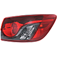 Passenger Side, Inner and Outer Halogen Tail Light, With bulb(s), OE Replacement, Sport Utility