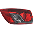 Driver Side, Inner And Outer Halogen Tail Light, With bulb(s), OE Replacement, Sport Utility