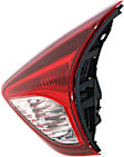 Driver and Passenger Side, Inner Tail Lights, with Bulbs, Halogen, Mounts on Liftgate, CAPA CERTIFIED