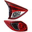 Driver Side, Inner And Outer Halogen/LED Combo Tail Light, With bulb(s), OE Replacement, CAPA Certified