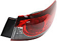 Driver and Passenger Side, Outer Halogen Tail Light, With bulb(s), OE Replacement