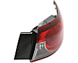 Driver and Passenger Side, Outer Halogen Tail Light, With bulb(s), OE Replacement