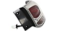 Driver and Passenger Side Halogen Tail Light, With bulb(s), OE Replacement