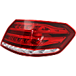 Passenger Side, Inner and Outer Halogen/LED Combo Tail Light, With bulb(s), OE Replacement