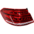 Driver Side, Inner And Outer Halogen/LED Combo Tail Light, With bulb(s), OE Replacement, CAPA Certified