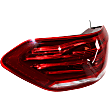 Driver Side, Inner And Outer Halogen/LED Combo Tail Light, With bulb(s), OE Replacement, CAPA Certified