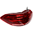 Driver Side, Inner And Outer Halogen/LED Combo Tail Light, With bulb(s), OE Replacement, CAPA Certified