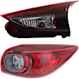 Passenger Side, Outer Tail Lights, With bulb(s), Halogen/LED Combo, CAPA Certified