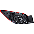 Passenger Side, Outer Tail Lights, With bulb(s), Halogen/LED Combo, CAPA Certified