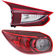 Driver Side, Inner And Outer Halogen Tail Light, With bulb(s), OE Replacement