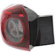 Driver Side, Inner And Outer Halogen Tail Light, With bulb(s), OE Replacement