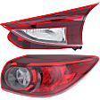 Passenger Side, Inner and Outer Halogen Tail Light, With bulb(s), OE Replacement