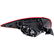 Passenger Side, Inner and Outer Halogen Tail Light, With bulb(s), OE Replacement