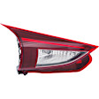 Driver Side, Inner And Outer Halogen/LED Combo Tail Light, With bulb(s), OE Replacement, Hatchback