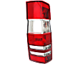 Driver and Passenger Side Halogen Tail Light, With bulb(s), OE Replacement