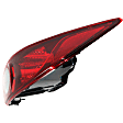Passenger Side, Inner and Outer Halogen/LED Combo Tail Light, With bulb(s), OE Replacement, CAPA Certified