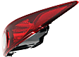 Driver and Passenger Side, Outer Halogen Tail Light, With bulb(s), OE Replacement, CAPA Certified