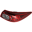 Passenger Side, Inner and Outer Halogen Tail Light, OE Replacement, CAPA Certified