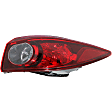 Passenger Side, Inner and Outer Halogen Tail Light, OE Replacement, CAPA Certified