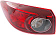 Driver and Passenger Side, Inner and Outer Halogen Tail Lights, Inner - Without Bulbs; Outer - With Bulbs
