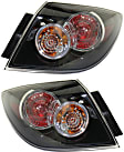 Driver and Passenger Side Halogen Tail Light, With bulb(s), OE Replacement