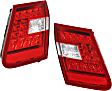 Driver and Passenger Side, Inner LED Tail Light, With bulb(s), OE Replacement