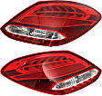 Driver and Passenger Side Tail Lights, with Bulbs, Halogen, For Models with Halogen Headlights, without Premium Package