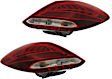 Driver and Passenger Side Tail Lights, with Bulbs, Halogen, For Models with Halogen Headlights, without Premium Package, CAPA CERTIFIED
