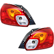 Driver and Passenger Side Halogen Tail Light, With bulb(s), OE Replacement