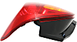 Driver and Passenger Side Halogen Tail Light, With bulb(s), OE Replacement