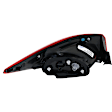 Passenger Side, Inner and Outer LED Tail Lights, with Bulbs, Japan Built Vehicle, Production Date To March 31 2014