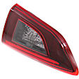 Passenger Side, Inner and Outer Halogen Tail Light, With bulb(s), OE Replacement