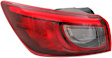 Driver and Passenger Side, Outer Tail Lights, with Bulbs, Halogen, Mounts on Body, CAPA Certified