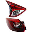 Driver Side, Inner And Outer Halogen/LED Combo Tail Light, With bulb(s), OE Replacement, CAPA Certified