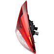 Driver Side, Inner And Outer Halogen/LED Combo Tail Light, With bulb(s), OE Replacement, CAPA Certified