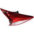 Driver Side, Inner And Outer Halogen/LED Combo Tail Light, With bulb(s), OE Replacement, CAPA Certified