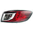 Passenger Side, Outer Halogen Tail Light, With bulb(s), OE Replacement, Sedan