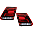 Driver and Passenger Side, Inner LED Tail Light, With bulb(s), OE Replacement