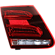 Driver and Passenger Side, Inner LED Tail Light, With bulb(s), OE Replacement