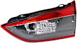 Driver and Passenger Side, Inner Halogen Tail Light, With bulb(s), OE Replacement, CAPA Certified