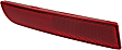 Rear, Driver and Passenger Side Bumper Reflectors