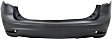 Front and Rear Primed Bumper Cover