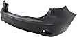 Front and Rear Primed Bumper Cover